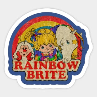 RETRO RAINBOW BRITE Sticker